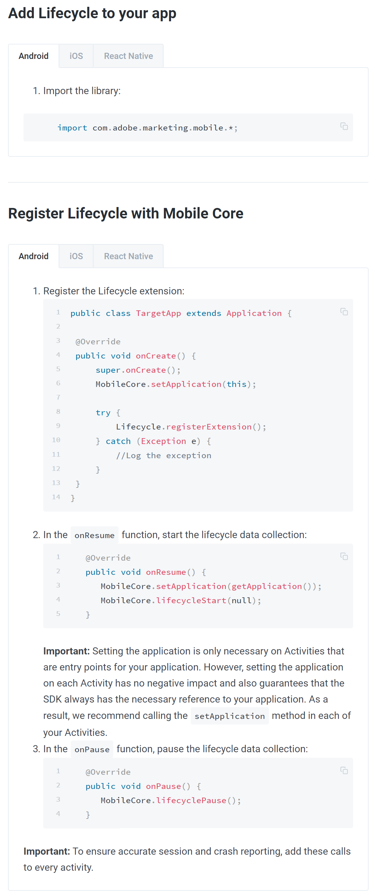 Mobile SDKs – which one? – Web Analytics for Developers